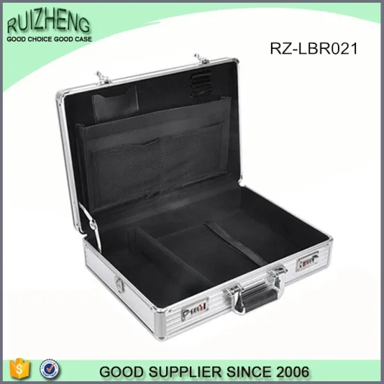 Portable plastic business aluminum laptop men briefcase