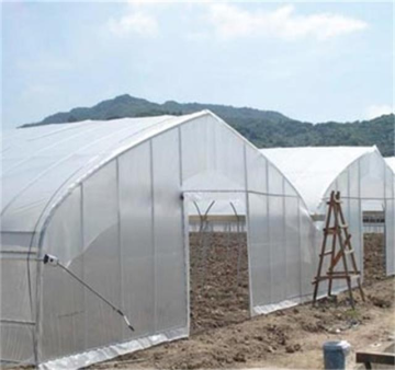 Single polycarbonatevegetable tunnel greenhouse