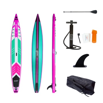 14ft OEM Customize Sup Race Board Outdoor Racing Inflatable Paddle Board