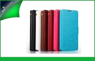 Red Wallet Style Mobile Phone Protective Cases With Card Sl