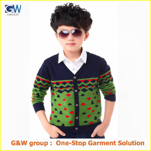 wholesale high quality latest fashion boys sweater design