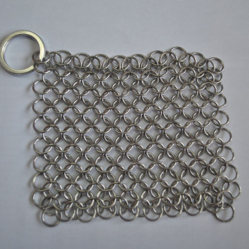 7x7 inch Stainless Steel Chainmail Scrubber