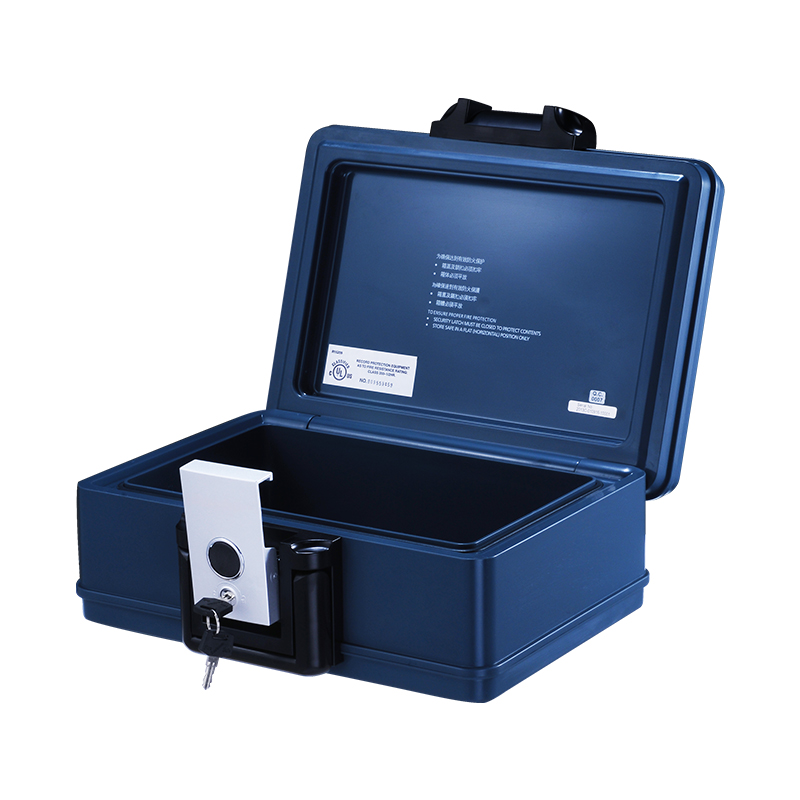 Fireproof and Waterproof Safe, File Folder and Document Box with Key Lock (3)