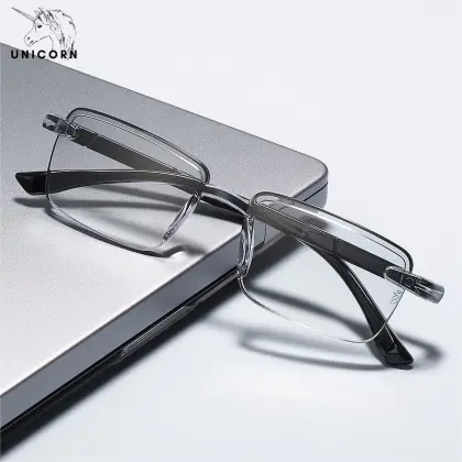 HD Fashion Frameless Anti-Blue Light Reading Glasses - Wholesale Unisex Presbyopia Glasses