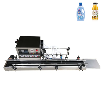 Automatic Filling Machine Line for Juices, Detergents, Soaps, and Oils with Peristaltic Pump Technology