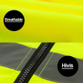 high visibility roadway reflective safety vest with pockets