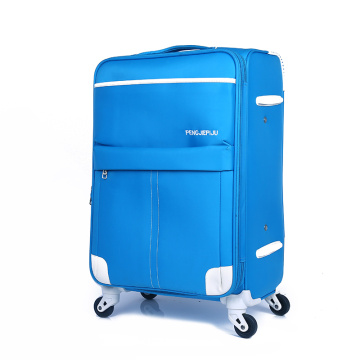 fashion style soft rolling waterproof fabric luggage trolley