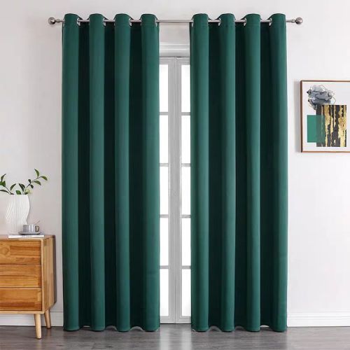 Double-sided non-glossy curtain fabric