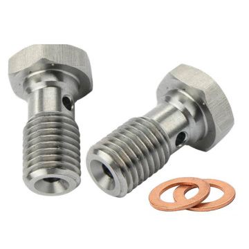Stainless Steel Single Hole Banjo Parts and Carbon Steel Hydraulic Banjo Bolts
