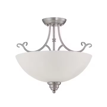 Industrial Style White Glass Shade Ceiling Pendant Lamp