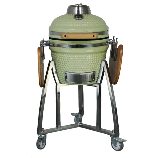 Portable Steel Freestanding AUPLEX 16-Inch Kamado Kitchen Smoker BBQ Grill