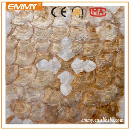 Natural capiz pattern inlay shell mosaic crafts