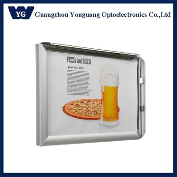 Alumnium snap frame, lockable snap frame, aluminum extrusion snap frame