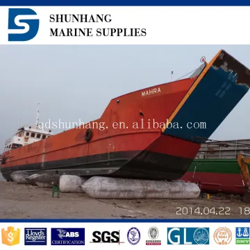ISO9001 high quality inflatable ship launching airbag