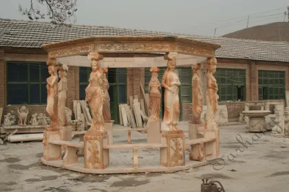 Marble Garden Gazebo Sculpture Marble Outdoor Gazebo Manufacturer
