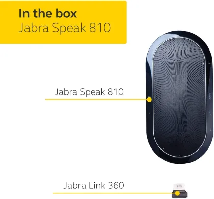 Jabra Speak 810 Wireless Bluetooth USB Conference Speakerphone