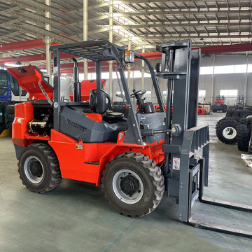 3.5 Ton 4WD Forklift: Rough Terrain Diesel Truck for Off-Road Applications