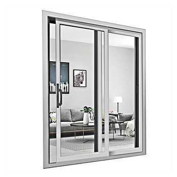 Moderne porte scorrevoli in vetro a cornice in alluminio: Push and Pull Designs