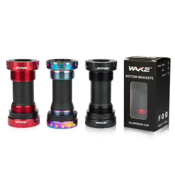WAKE Bicycle Bottom Bracket 68/73mm Hollow Threaded Mountain Bike BB