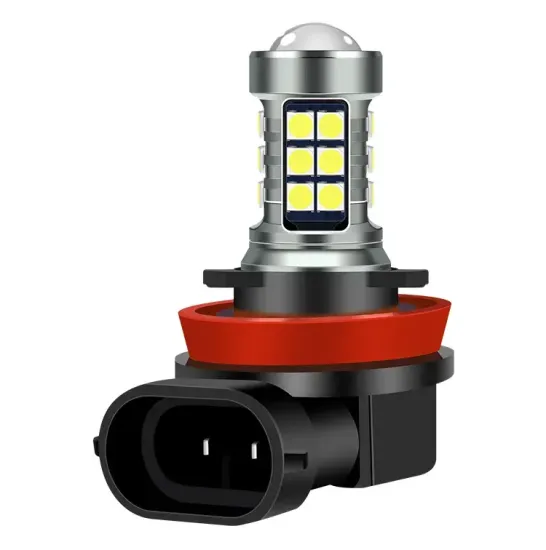 New 27-LED 3030 H8 H9 H11 Fog Lamp and Car LED Headlight Bulbs for Motorcycle - 12V