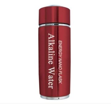 Stainless Steel  Alkaline Water Flask , Red Nano Energy Cup