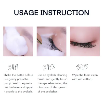 Unimore Factorysupply Foam Cleanser Professional Eyelash Shampoo