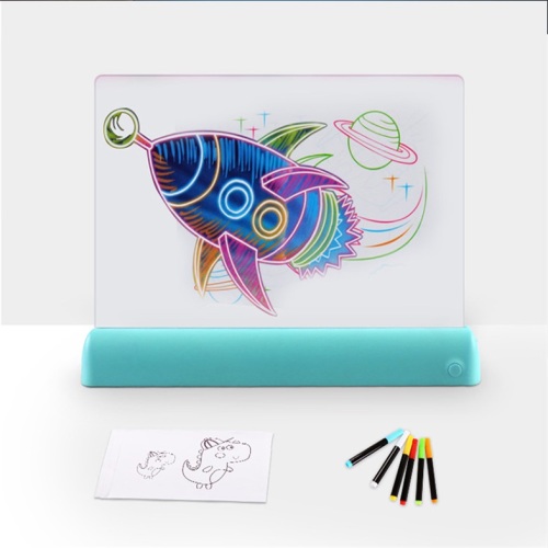 Tablero de dibujo en perspectiva 3D Suron para niños