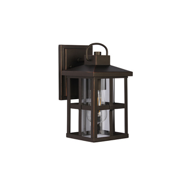 Glass Garden Post Light Farmhouse Style Outdoor Post Light Garden Wall Sconce Factory