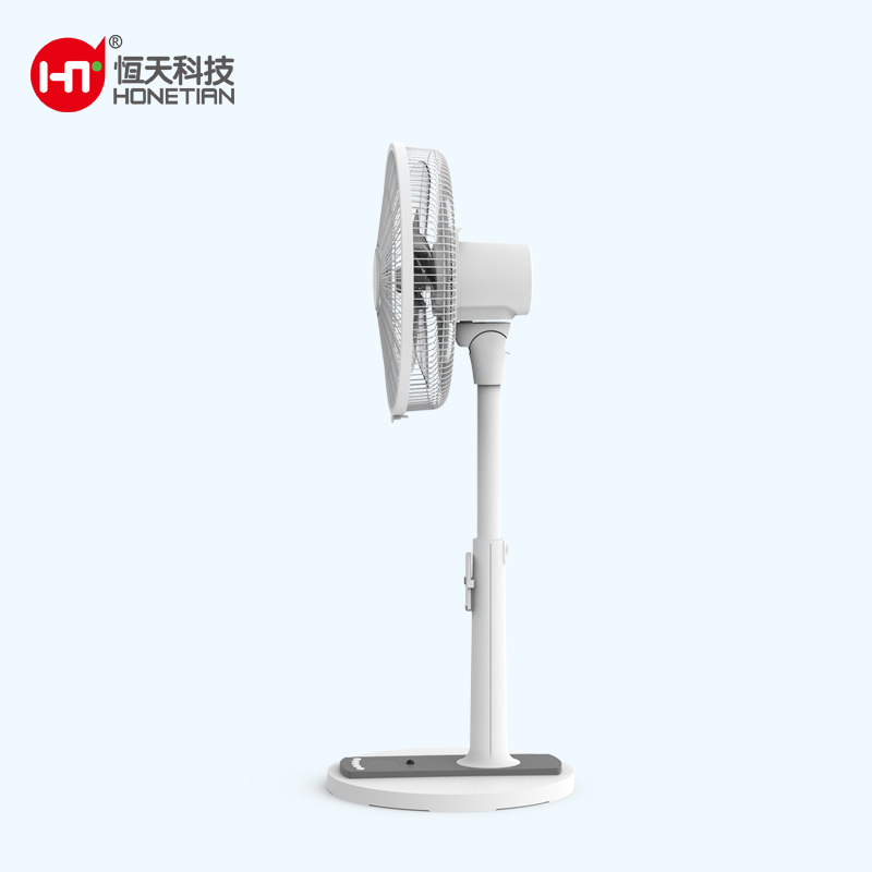 HONETIAN LED display large size adjustable height 8 speeds 4 modes 8 timer 14 inches DC custom colors indoor pedestal fan