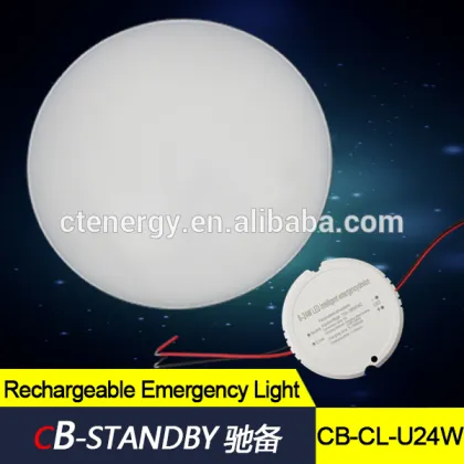Battery led emergency ceiling light rechargeable lighting lamp