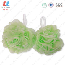 Flower bubble mesh sponge ball