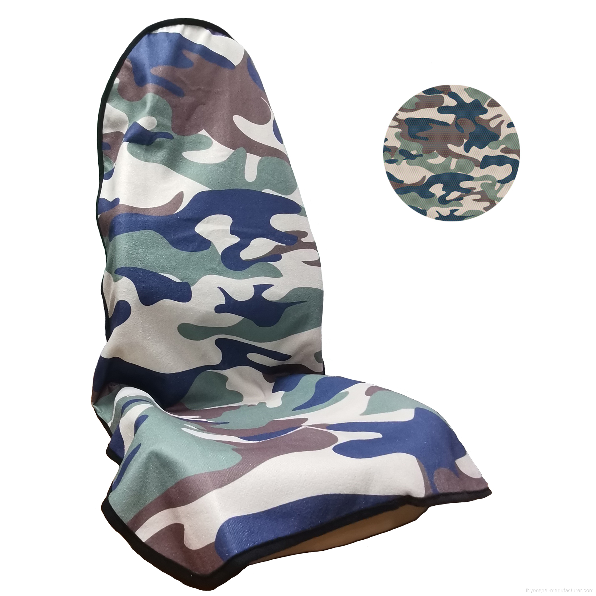 Coussin de siège d'auto de camouflage universel