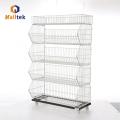 Einzelhandelsgeschäft Mesh Metall Wire Promotion Cage Cage