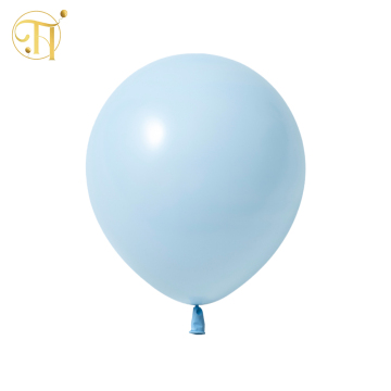 Macaron Blue Color Latex Balloons