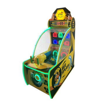 ThreePlus Coin-Operated Electronic Game: Video Gun, Water Shooting, and Splash Ball Machine for Kids