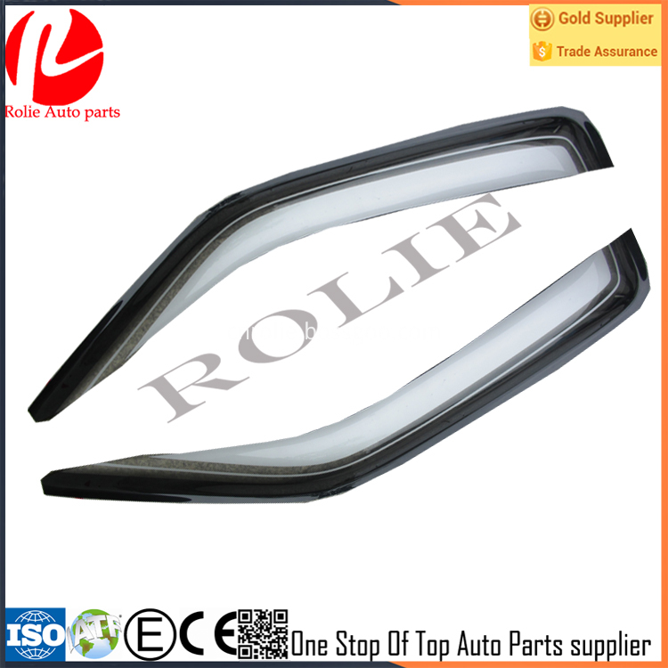 High quality grey black window visor vent door visor rain guard for Totota hiace 2005 UP 201-201-247