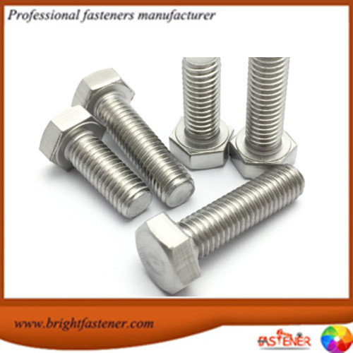 brightfastener high quality DIN933 hex bolts
