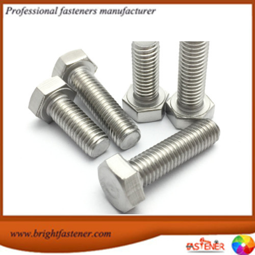 BrightFfastener عالي الجودة DIN933 مسامير سداسية