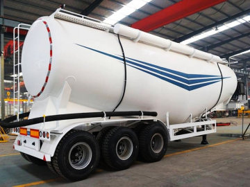 3 Axle  Semi Bulk Cement Trailer