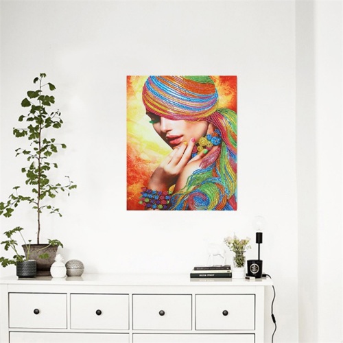 30×40 Color Beauty 5d Diamond Painting