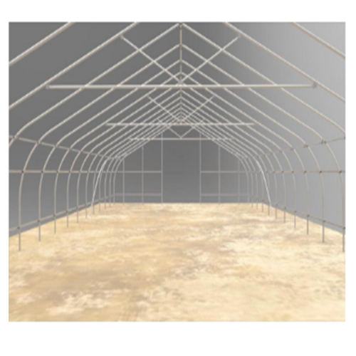 Single Span Plastic Film Greenhouse