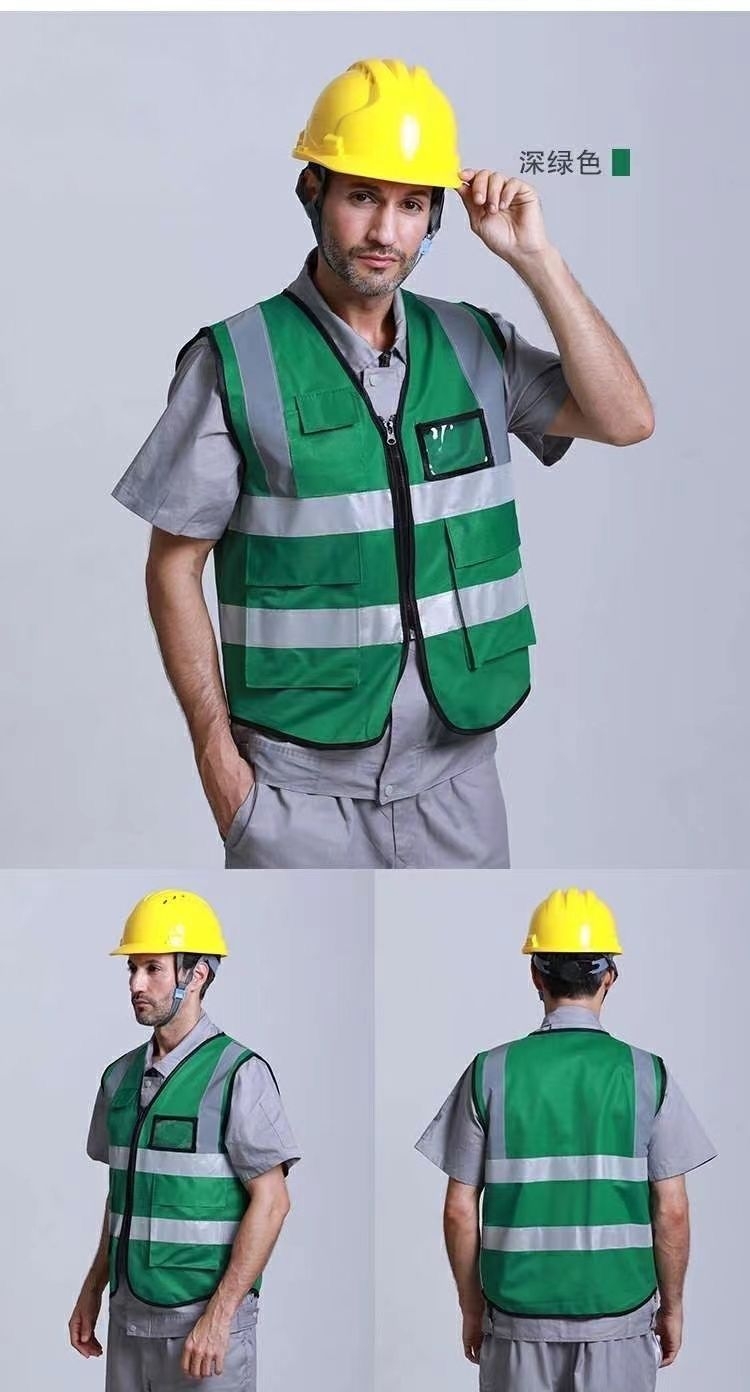 Comfortable Green Safety Vest for Visibility