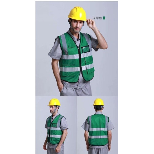 Stylish Reflective Vest for Worker Protection