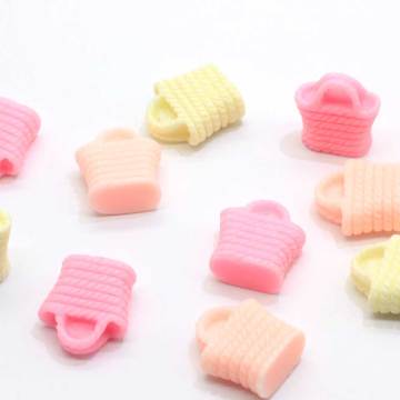 Tania mini torba w kształcie żywicy kaboszon do ręcznie robionych koralików dekoracyjnych szlam DIY zabawka wystrój śliczne uroki