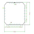 Mould cutting downpipe roll forming machine