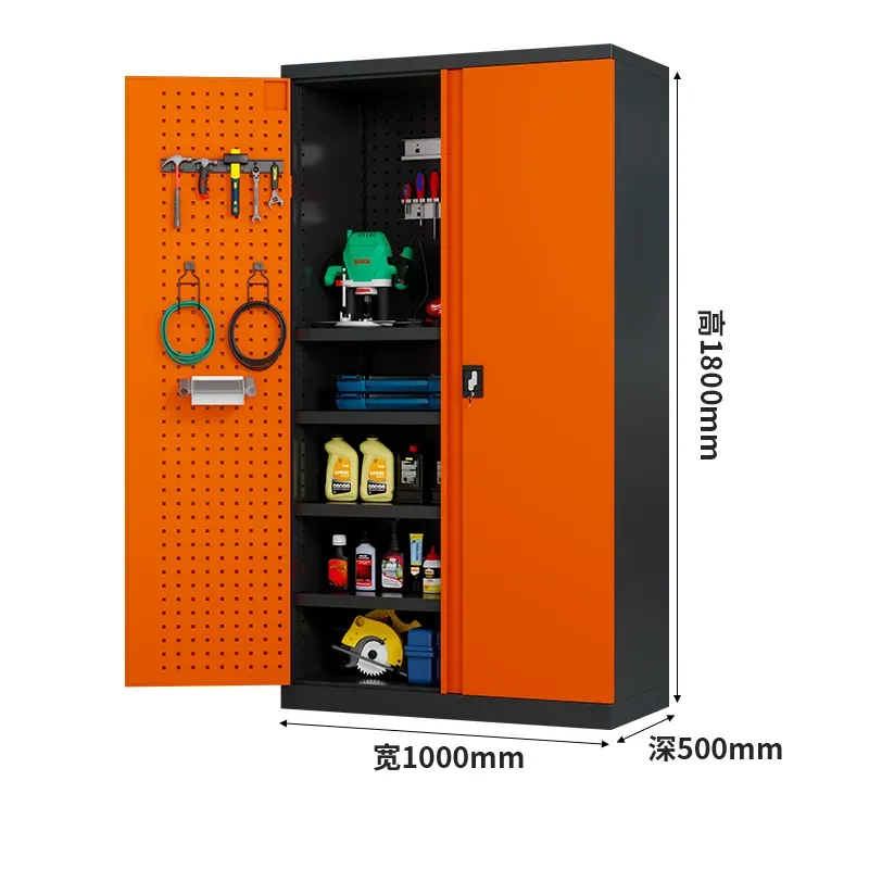 Lockable Heavy-Duty Tool Cabinet for Garage Organization