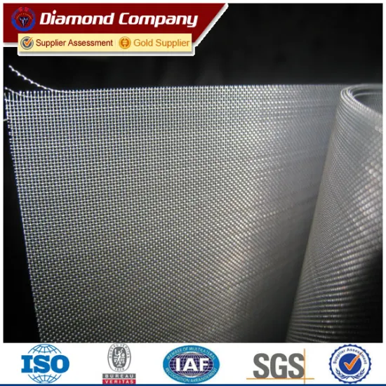 plain weave ss304 security stainless steel wire mesh