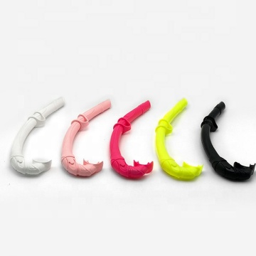 Foldable Silicone Snorkel for Splash Snorkeling and Freediving