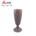 European style square pattern water Barware glass cup