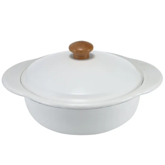 24cm Best Selling Enamelware Cooking Pot FDA Standard Enamel Casserole